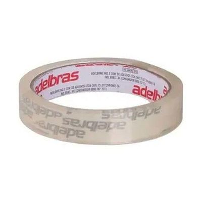 Fita Para Embalagem Qualitape Adelbras 18mm X 50m 520 624