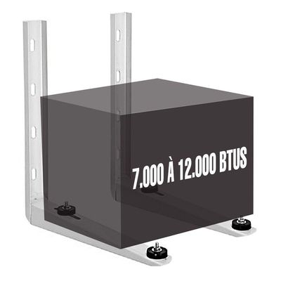 Suporte Aço Ar Condicionado Torre 400mm X 300mm 7 A 12.000 Btus