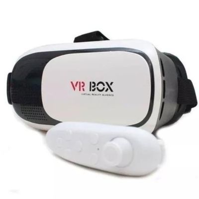 Óculos Vr Box 2.0 Realidade Virtual + Controle Cardboard 3d – Realidade Virtual 3D para Android e iOS