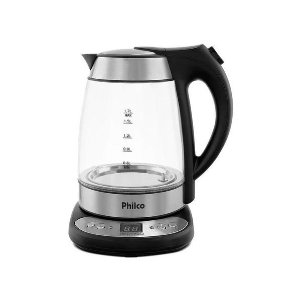 Chaleira Elétrica Philco PCHD Digital Glass 1,7L 127V