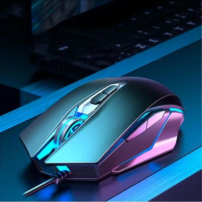 Mouse Gamer USB M220 - 4800 DPI - RGB - Preto - HP