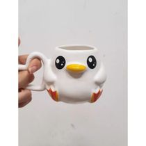 Caneca 3d Pato Cerâmica 300ml Broglio Pato Sem Frase