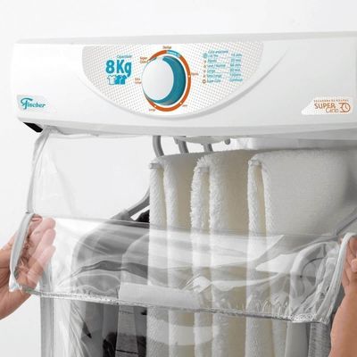 Secadora De Parede Fischer Super Ciclo 8 Kg Com Timer Contínuo Branco 127V