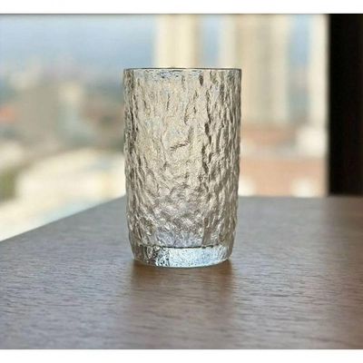 Copo De Luxo Martelado 330 Ml Vidro Resistente - Lyor