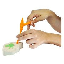 Dinossauro Surpresa - Dino Fóssil Escavação - Brilha No Escuro - Dm Toys