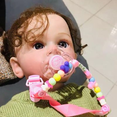 Bebê Reborn Menina Corpo Todo em Vinil de Silicone Olhos Abertos Realista