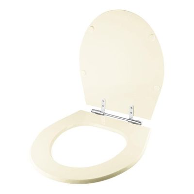 Assento Sanitário Poliester Windsor Creme (bege Claro) Para Vaso Deca