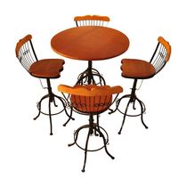Mesa Bistrô 4 Lugares Ajustável Diâmetro 60 Cm