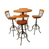 Mesa Bistrô 4 Lugares Ajustável Diâmetro 60 Cm