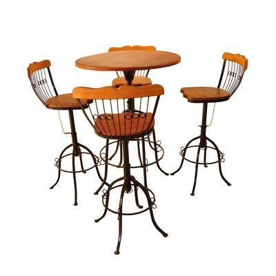 Mesa Bistrô 4 Lugares Ajustável Diâmetro 60 Cm