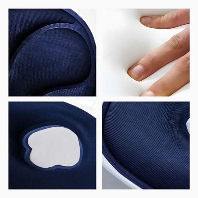 Almofada De Apoio Lombar Cadeira G - Azul