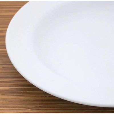 Prato Fundo Sopa Massa Branco Ceramica Tradicional Porcelart