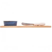 Conjunto Petisqueira 3 Peças Bandeja E Espátula 30cm - Lyor