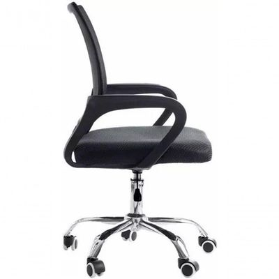 Cadeira De Escritório Confortavel Home Office Mesh Diretor Giratoria New Java - Preto