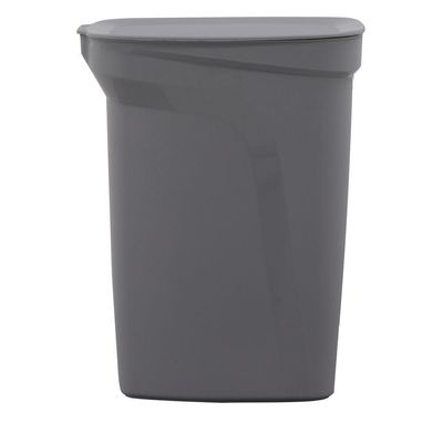 Lixeira Tramontina Compact 10l Cinza Haste Aço Galvanizado