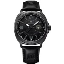 Relógio Masculino De Quartzo Design Esportivo Impermeavel à Prova D'água 3atm Preto