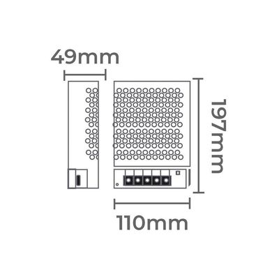 Fonte De Alimentação Chaveada Nordecor 24v 10,42a - 250w Bivolt Unica 7075