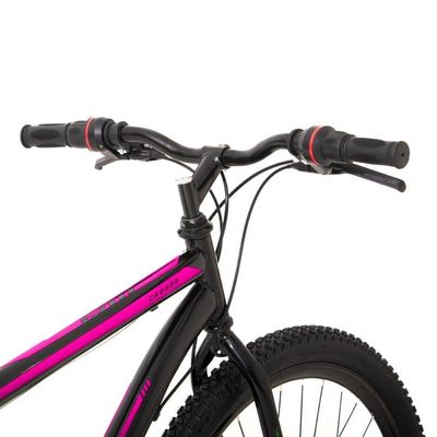 Bicicleta Aro 29 Aço Carbono Gott Cronos Freio A Disco 21v Preto Rosa