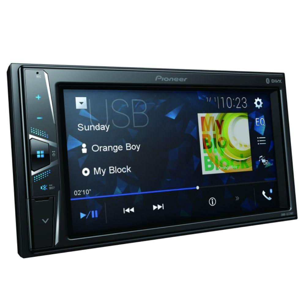 Multimidia Pioneer Bluetooh USB 6,2 Pol DMH-G228BT Preto