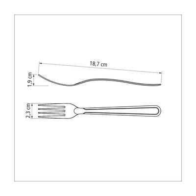 Kit 24 Garfo De Mesa Inox Buzios - Tramontina
