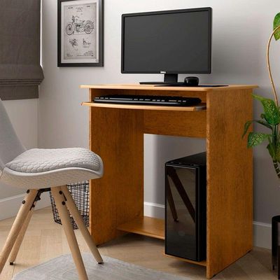 Mesa Escrivaninha Para Computador Prática 65cm Ej Móveis Freijó