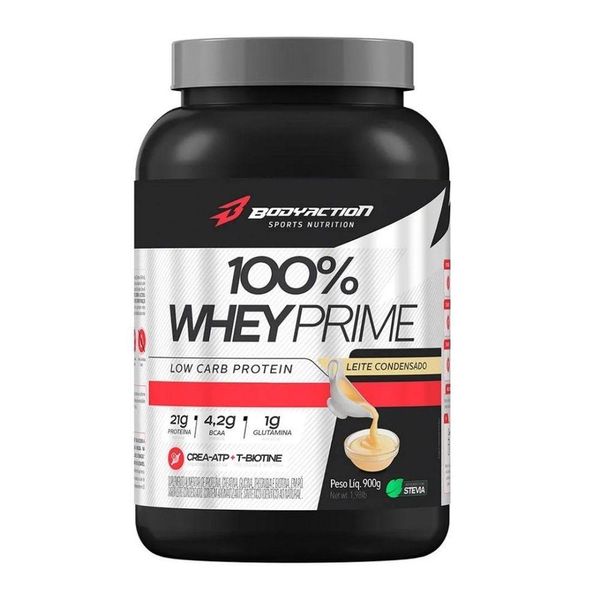 100% Whey Prime 900g Sabor Leite Condensado
