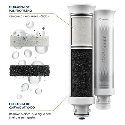 Purificador Electrolux Pure 4x Eletrônico Pe12g Cinza Bivolt