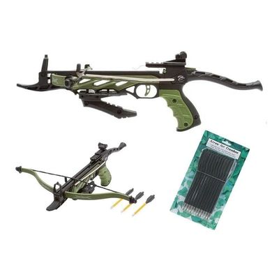 Balestra Besta Mk-tcs1-g Alligator 80lbs Kit 12 Flechas