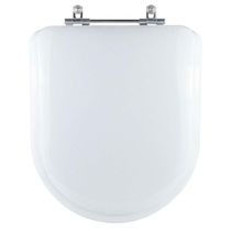Tampa De Vaso Almofadado Levanzo Branco Para Louça Eternit