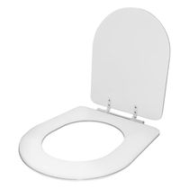 Tampa De Vaso Almofadada Carrara Branco Para Bacia Deca