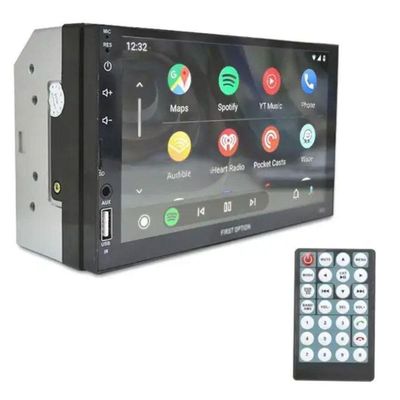 Central Multimídia 2 Din Mp5 F250 Câmera Moldura Tela