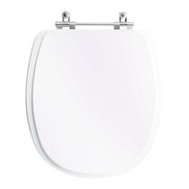 Tampa Vaso Sanitário Poliester Acrilico Aspen Branco Para Bacia Deca
