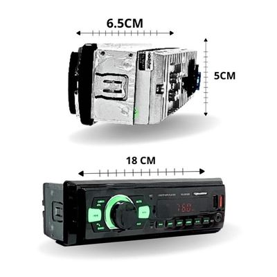 Auto Radio Bluetooth Roadstar Rs2605br Es