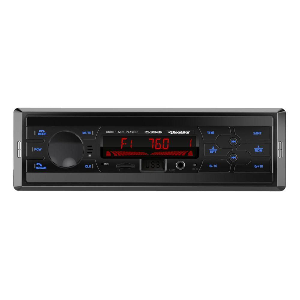 Auto Radio Roadstar Bluetooth - Rs2604br Plus