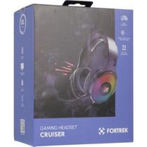 Headset Gamer Fortrek Cruiser 7.1 Usb Rgb Preto