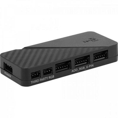 Kit 3 Coolers Aerocool Saturn 12 Pro Argb + Hub + Controle