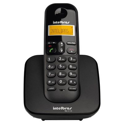 Telefone Sem Fio Intelbras Ts 3110 Preto