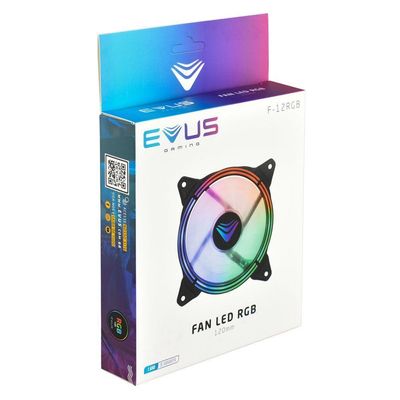 Cooler Gamer Evus F-12rgb Fan 12cm Com Led Rgb