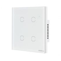 Interruptor Smart Wi-fi Touch 4 Teclas Ews 1004 Branco