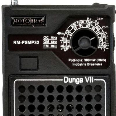 Rádio Portátil Motobras Rm-psmp32 Preto