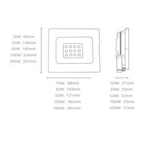 Refletor Led Elgin 10w 6500k Preto