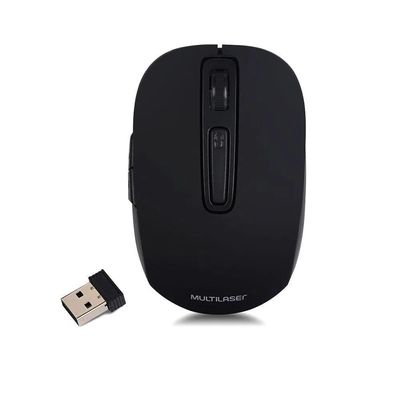Mouse Multilaser Sem Fio Wave Litio 1600dpi 6 Botoes - Mo277