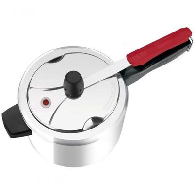Panela De Pressão Clock Eco Polida Alumínio 4,5 Litros 9295306123