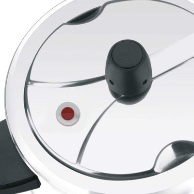 Panela De Pressão Clock Eco Polida Alumínio 4,5 Litros 9295306123