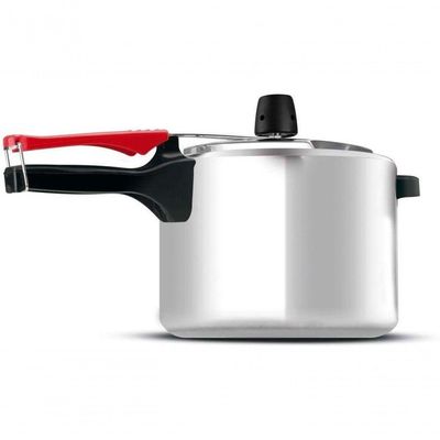 Panela De Pressão Clock Eco Polida Alumínio 4,5 Litros 9295306123