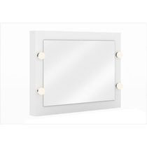 Penteadeira Suspensa Pe2004 Com Painel Espelho Pe2006 Branco - Tecno Mobili