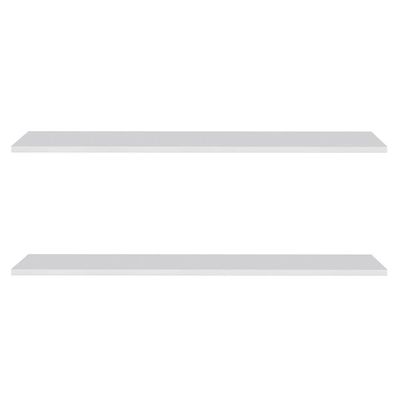 Prateleira Flutuante Multiuso Kit 2 Suporte Invisível 68cm Yara Branco - Lumil