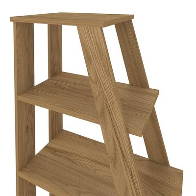 Estante Escada Multiuso Decorativa 5 Prateleiras Stela A06 Olmo - Mpozenato