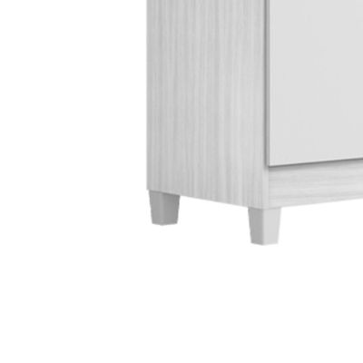 Roupeiro 4p 2g Moden 3565 100 Cm Branco Flex Incp Branco Flex