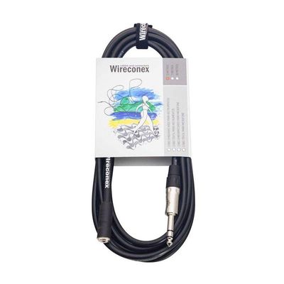 Cabo Extensão Fone De Ouvido Phc07 P10 1/4 Trs X P2 3,5 Wireconex